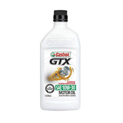 Castrol GTX 10w30 Motor Oil - 6 / 1 quart case