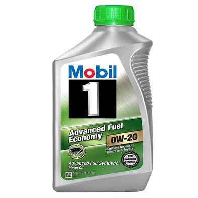 Mobil 1 Full Synthetic 0w20 Motor Oil - 6 / 1 quart case