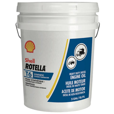 SHELL ROTELLA T6 SYNTHETIC 5W40-5G